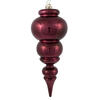 Photograph of 14" Burgundy Shiny Finial UV Drilled