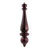 Photograph of 14" Burgundy Shiny Finial Drop UV 2/Bag