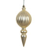 Photograph of 8" Champagne Matte Finial UV Drill 6/Bag