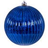 Photograph of 6" Midnt Blue Mercury Lined Ball 4/Bag