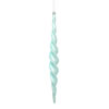 Photograph of 14.6" Baby Blue Shiny Spiral Icicle 2/Bx