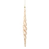 Photograph of 14.6" Rose Gold Shiny Spiral Icicle 2/Bx