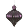 Photograph of 6" Plum Matte Onion Drop 4/Bg