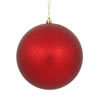 Photograph of 6" Red Matte Mercury Ball 4/Bg