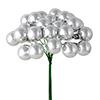 Photograph of 1" x 24pc Silver Shiny Ball Pick 2/Pk