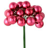 Photograph of 1" x 24pc Berry Red Shiny Ball Pick 2/Pk