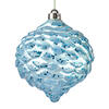 Photograph of 6" Baby Blue Glitter Pine Cone 6/Bag