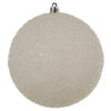 Photograph of 4.75" White Beaded Ball Drilled 6/Bag