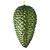 Photograph of 7" Moss Grn Matte Glitter Pinecone 4/Bag