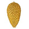 Photograph of 7" Honey Gold Matte Glitt Pinecone 4/Bag