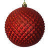Photograph of 4" Red Durian Glitter Ball 6/Bag