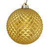 Photograph of 2.75" Gold Durian Glitter Ball 12/Bag