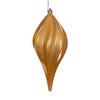 Photograph of 8" Copper Gold Candy Swirl Drop UV 3/Bg