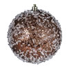 Photograph of 4.75" Mocha Glitter Hail Ball 4/Bag