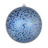 Photograph of 6" Midnight Blue Crackle Ball Orn 4/Bag