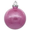 Photograph of 4.75" Pink Glitter Clear Ball 4/bag