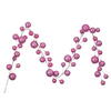 Photograph of 10' Pink Pearl Branch Ball Garland