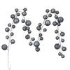 Photograph of 10' Pewter Pearl Branch Ball Garland