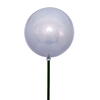 Photograph of 4" x 18" Silver Pearl Ball Stick 6/Bag