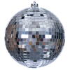 Photograph of 8" Silver Mirror Ball Ornament