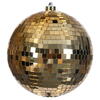 Photograph of 8" Gold Mirror Ball Ornament