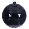 Photograph of 8" Black Mirror Ball Ornament