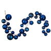 Photograph of 6' Midnight Blue Ball Branch Garland