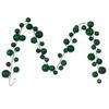 Photograph of 10' Green Matt Shny Prl Ball Garlnd 2-4"