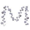 Photograph of 10' Silver Mat Shny Prl Ball Garlnd 2-4"