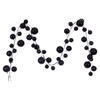 Photograph of 10' Black Matt Shny Prl Ball Garlnd 2-4"