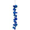 Photograph of 6' Blue Matt Shny Pearl Ball Garlnd 4-8"