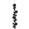 Photograph of 6' Black Matt Shny Perl Ball Garlnd 4-8"