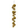 Photograph of 6' Gold Shiny Ball Branch Garland
