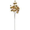 Photograph of 30" Gold Matte Shiny Ball Orn Spray 1-2"