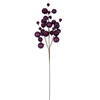 Photograph of 30" Wine Matte Shiny Ball Orn Spray 1-2"
