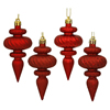 Photograph of 4" Red Finial 4 Finish Asst 8/Bx