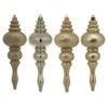 Photograph of 7" Champagne Finial 4 Finish Asst 8/Bx