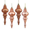 Photograph of 7" Rose Gold Finial 4 Finish Asst 8/Bx