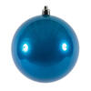 Photograph of 4" Blue Candy Ball UV Drilled 6/Bag