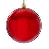 Photograph of 4" Red Candy Ball UV Drilled 6/Bag