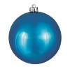 Photograph of 4" Turquoise Shiny Ball UV Drilled 6/Bag