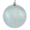 Photograph of 4" Baby Blue Shiny Ball UV Drilled 6/Bag