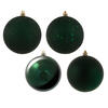 Photograph of 4" Midnt Green Ball 4 Finish Asst 12/Bx