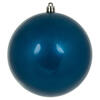 Photograph of 4.75" Blue Candy Ball UV Drilled 4/Bag