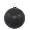 Photograph of 2.75" Black Shiny Ball UV Drilled 12/Bag