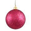 Photograph of 4" Wine Sequin Ball Drilled 6/Bag