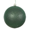 Photograph of 12" Emerald Glitter Ball Drilled Cap