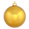 Photograph of 2.4" Antique Gold Shiny Ball UV 24/Bag