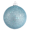 Photograph of 4" Baby Blue Sequin Ball Drilled 6/Bag