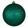 Photograph of 12" Dark Teal Sequin Ball Drilled